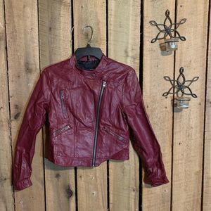 Forever 21 Women’s Faux Leather Crop Jacket